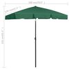 vidaXL Beach Parasol Green 180x120 cm