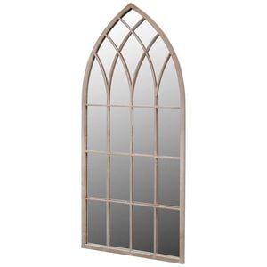 vidaXL Mirror | Antique white | Powder-coated iron, glass | 50x115 cm | Mirror