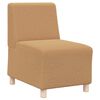 vidaXL Modular Sofa Unit Armless 2 pcs Beige 55 x 74 x 82 cm