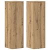 vidaXL Plant Stand 2 pcs Oak 25 x 25 x 80 cm Engineered Wood