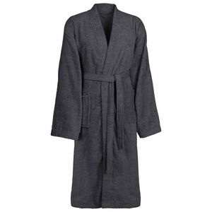 vidaXL Bathrobe KINN Anthracite XL Cotton