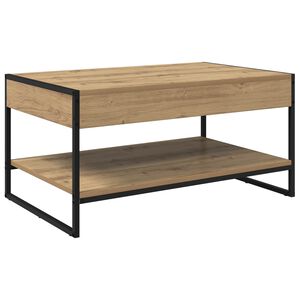 vidaXL Coffee Table Artisian Oak 80 x 50 x 40 cm Engineered Wood