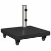 vidaXL Parasol Base 30kg Black Granite Square
