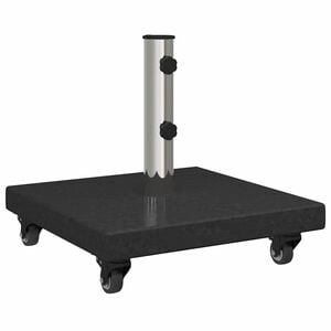 vidaXL Parasol Base 30kg Black Granite Square