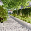 vidaXL Lawn Edging 20 pcs 25 x 103 cm Stainless Steel Silver