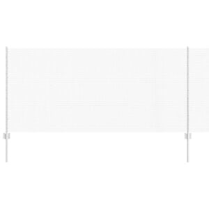 vidaXL Welded Wire Fence with Posts 25 x 1 m Galvanised Steel Silver