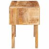 vidaXL End Table with Shelf Brown 40 x 32 x 46 cm Solid Mango Wood