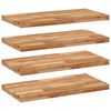 vidaXL Floating Shelves 4 pcs 100x40x4 cm Oil Finished Solid Wood Acacia