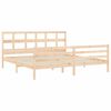 vidaXL Bed Frame without Mattress Super King Size Solid Wood
