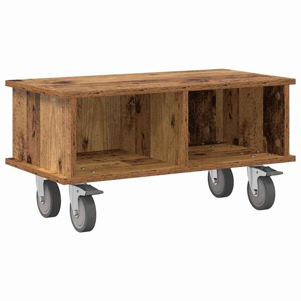 vidaXL TV Stand Old Wood 68.5 x 35 x 35 cm Engineered Wood