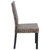 vidaXL Dining Chair 2 pcs Black Wash 45 x 54 x 93 cm