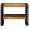 vidaXL Coffee Table 50x50x38 cm Solid Rough Wood Mango