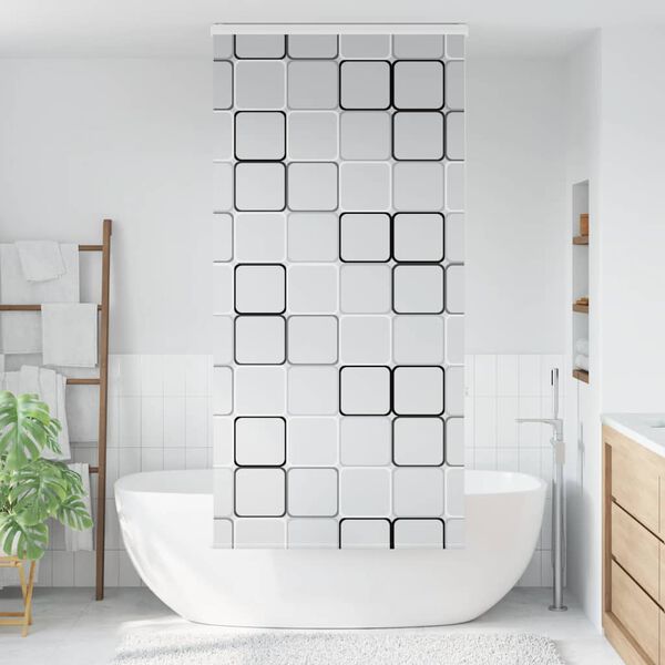 vidaXL Shower Roller Blind with Cassette 100x240 cm Fabric Width 96 cm