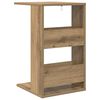 vidaXL Side Table Artisan Oak 40 x 35 x 60.5 cm Engineered Wood