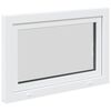 vidaXL Basement Window "RISOR" 90x70 cm Tilt&Turn DIN Right White