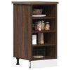 vidaXL Bottom Cabinet Riga Brown Oak 40x44.5x81.5 cm Engineered Wood