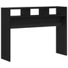 vidaXL Console Table Black oak 105 x 30 x 80 cm Engineered wood