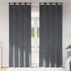 vidaXL Blackout Curtains 2 pcs Light Grey 140 x 260 cm Velvet