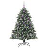 vidaXL Artificial Christmas Tree with 150 LEDs with Stand Green 150 cm