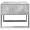vidaXL Coffee Table Concrete Grey 66 x 53 x 45 cm Engineered Wood