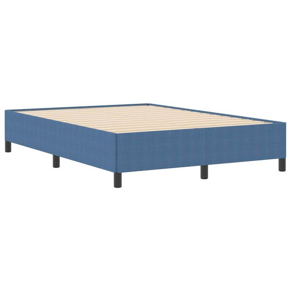 vidaXL Bed Frame Blue 160 x 200 cm Corduroy fabric