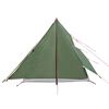 vidaXL Camping Tent 2-Person Green Waterproof