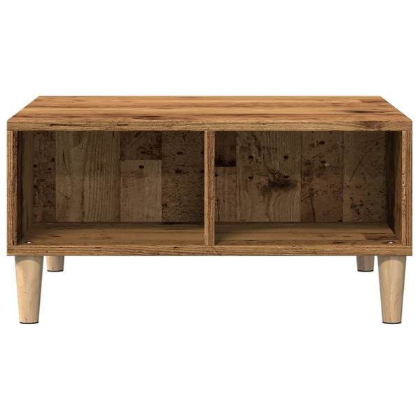 vidaXL Coffee Table Old Wood 60x60x30 cm Engineered Wood