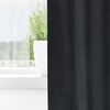 vidaXL Blackout Curtains 2 pcs Dark Grey 140 x 245 cm Velvet