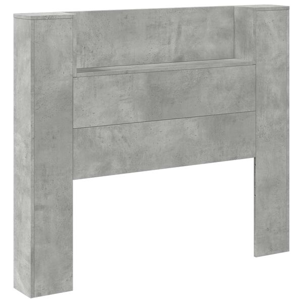 vidaXL Headboard Concrete Grey 120 x 16.5 x 103.5 cm Engineered Wood