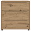 vidaXL Storage Cabinet Artisan Oak 80 x 31 x 81 cm Engineered Wood