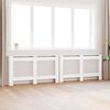 vidaXL Radiator Covers 2 pcs White 152x19x81.5 cm MDF