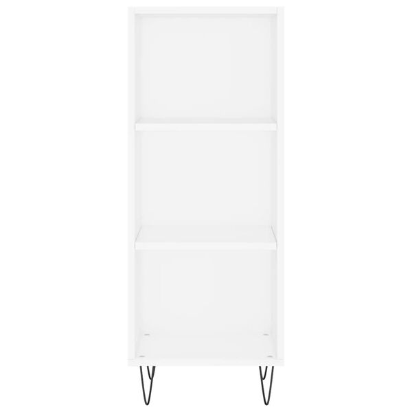 vidaXL Sideboard White 34.5x32.5x90 cm Engineered Wood