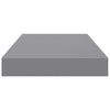 vidaXL Floating Wall Shelves 2 pcs Grey 40x23x3.8 cm MDF