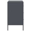 vidaXL Bedside Cabinets 2 pcs Anthracite 36x39x68 cm Steel