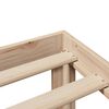 vidaXL Bookcase Bed without Mattress 140x190cm Solid Wood Pine