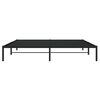 vidaXL Metal Bed Frame without Mattress Black 193x203cm