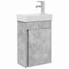 vidaXL Bathroom Vanity Unit with Tap Concrete Grey 40.5 x 22.5 x 62 cm
