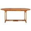 vidaXL Garden Dining Table 180x90x75 cm Solid Acacia Wood