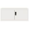 vidaXL File Cabinet White 90x40x130 cm Steel