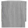 vidaXL Wardrobe Grey Sonoma 100x32.5x35 cm Engineered Wood