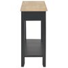 vidaXL Console Table Black 110x35x80 cm Wood