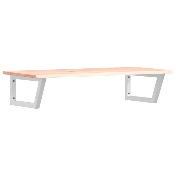vidaXL Basin Shelf Wall Mounted Steel and Solid Wood Oak