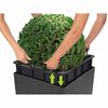 LECHUZA Planter CUBE Cottage 50 ALL-IN-ONE Granite