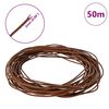 vidaXL Leather Cord Light Brown &Oslash;2.5 mm x 5 m Leather