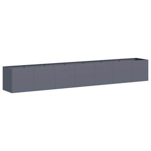 vidaXL Planter Anthracite 280x40x40 cm Cold-rolled Steel