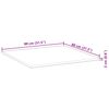 vidaXL Table Top Square 80x80x2 cm Solid Wood Acacia