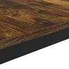 vidaXL Coffee Table Smoke Oak 60 x 30 x 36 cm Engineered Wood