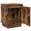 vidaXL Bedside Cabinet Smoked Oak 39 x 34.5 x 50 cm Engineered wood