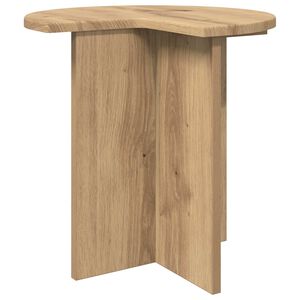 vidaXL Side Table Artisan Oak &Oslash; 39 x 38 cm Engineered Wood