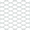 vidaXL Fence with Post Green 0.5 x 100 m Steel and PVC